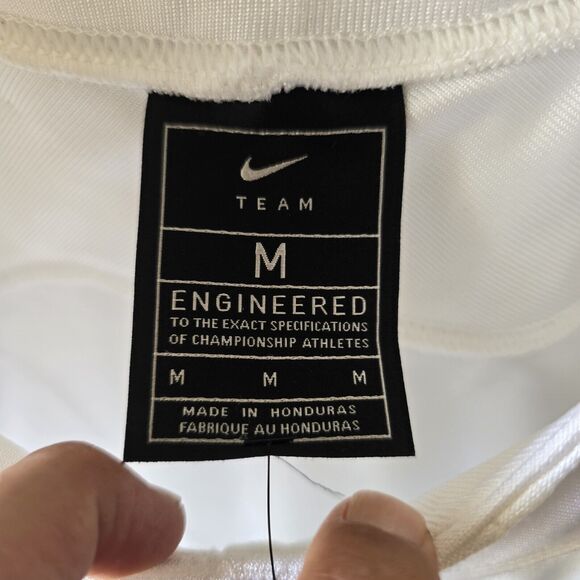 Nike Football Performance Jersey Mesh Vented White Royal CI3767-108 Size Medium - Picture 3 of 9